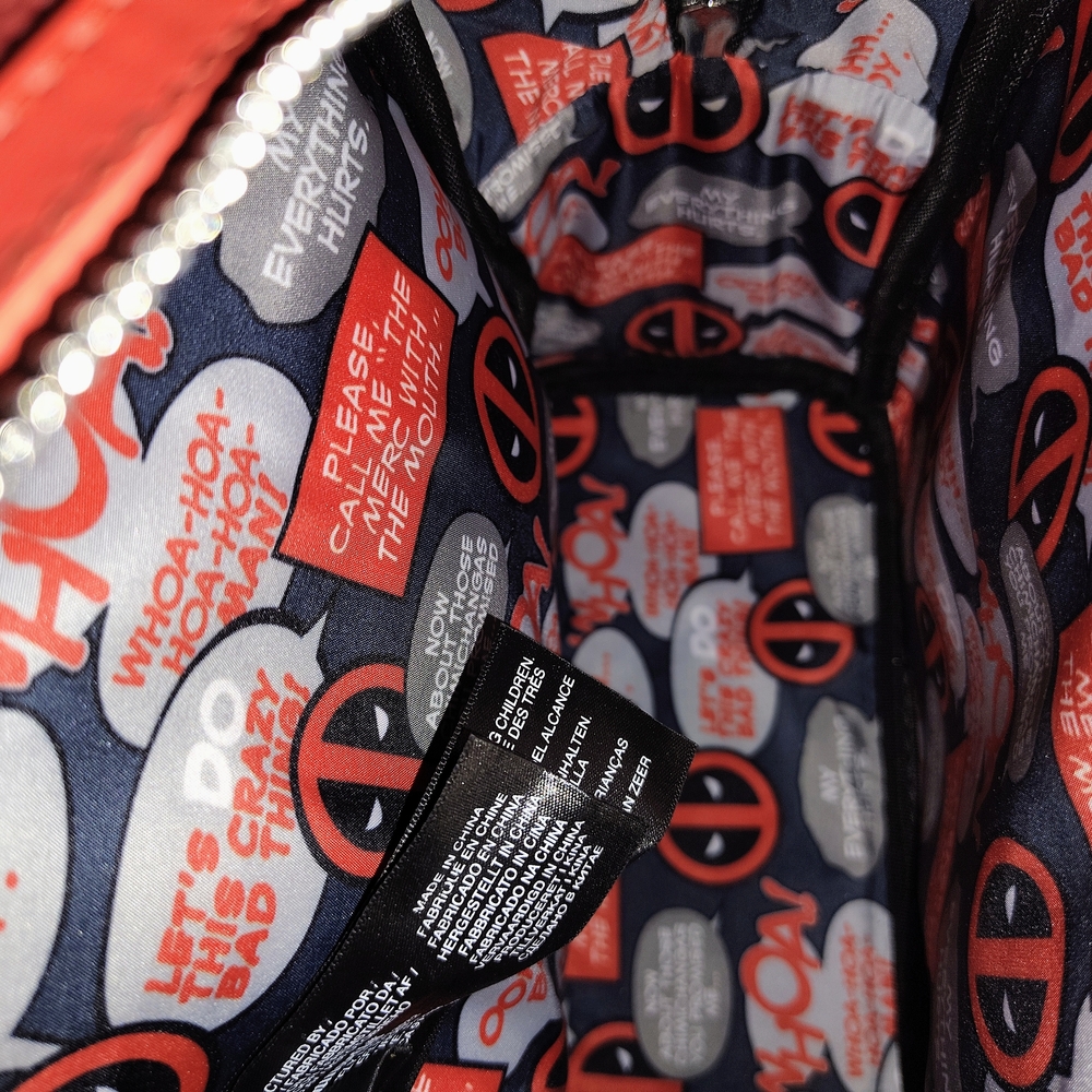 Marvel Loungefly Deadpool Mini Backpack - image 3